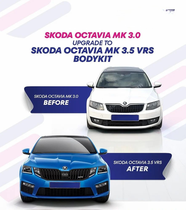 Skoda Octavia MK3 to MK3.5 vRS Kit