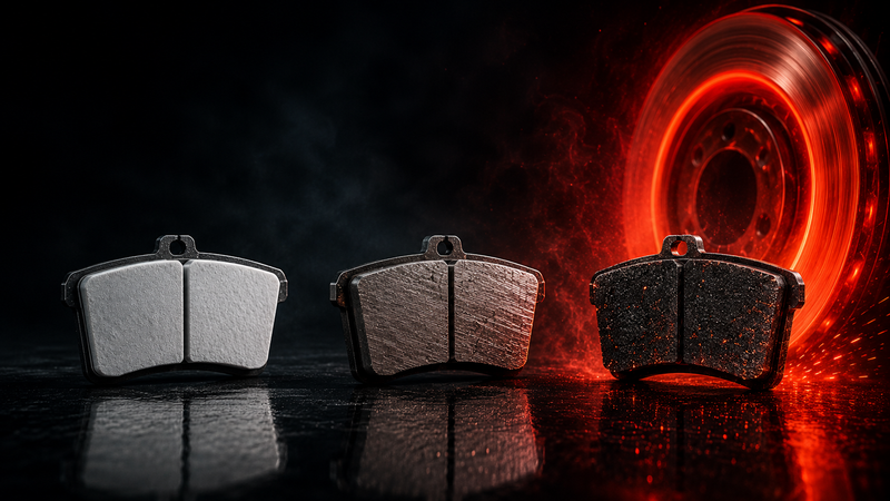 Brakepad material comparison