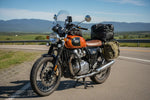 Royal Enfield Interceptor 650 set up for long-distance touring with performance upgrades in India