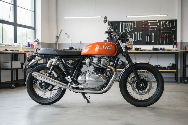 Royal Enfield Interceptor 650 engine with performance upgrades and maintenance focus in India