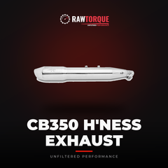 CB350 H'ness Exhaust - Rawtorque