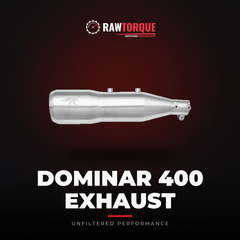 Dominar 400 Exhaust - Rawtorque