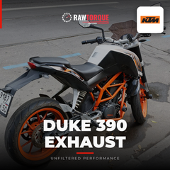 Duke 390 Exhaust - Rawtorque