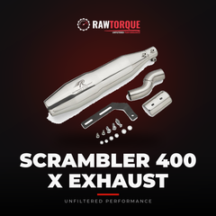Scrambler 400 X Exhaust - Rawtorque