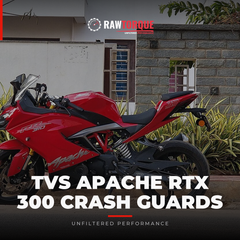 TVS Apache RTX 300 Crash Guards - Rawtorque