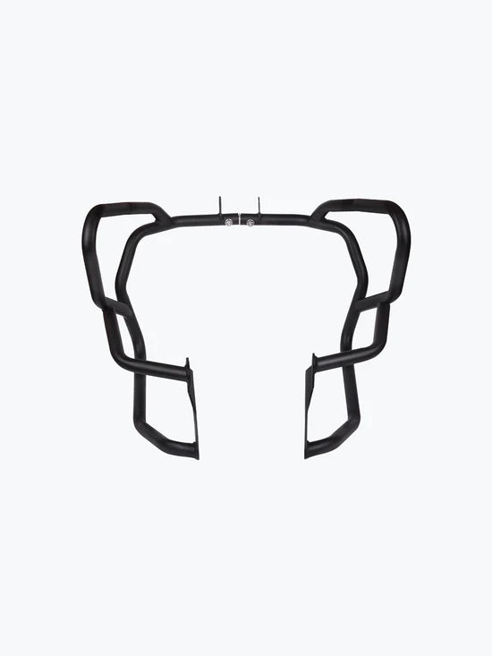 LCB Raptor Upper Crash Guard for KTM Adventure 390 – black mild steel upper crash protection frame.