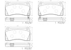Brembo P56128 Rear Brake Pad Set - official Brembo product image