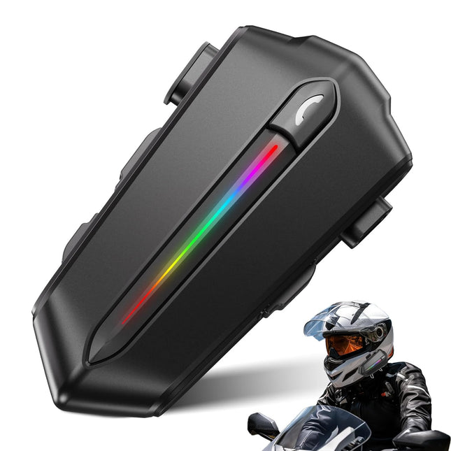 Edyell C5S Bluetooth Dual Earphone for Helmet | Wireless V5.4 Headset with HD Audio, Waterproof IP67 Design, 50mm Speakers, Auto Call Answer & Noise Cancellation – Compatible with All Helmets