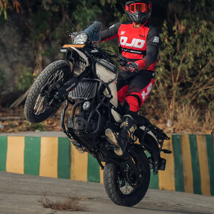 Legundary LCB Vambrace Bash Plate for Royal Enfield Himalayan 450 in black mild steel – rugged underbody protection