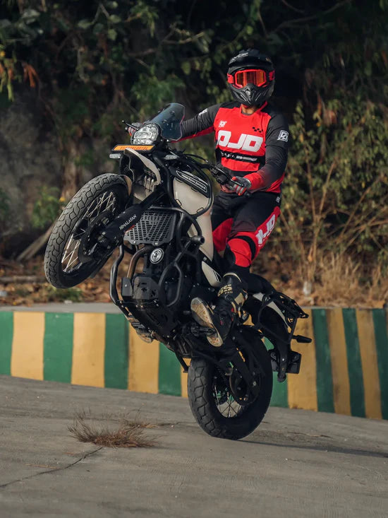 Legundary LCB Vambrace Bash Plate for Royal Enfield Himalayan 450 in black mild steel – rugged underbody protection