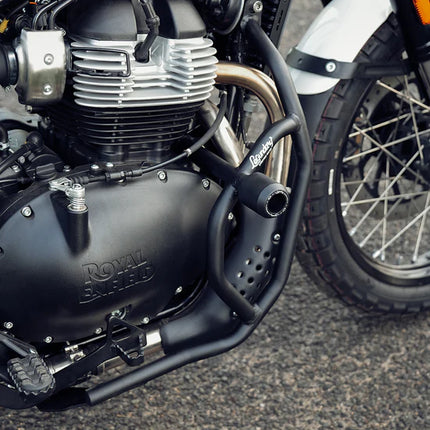 Legundary Royal Enfield Bear 650 Thanos Crash Guard with Slider – Black