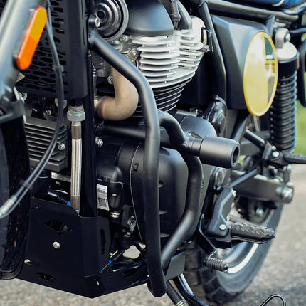 Legundary Royal Enfield Bear 650 Thanos Crash Guard with Slider – Black