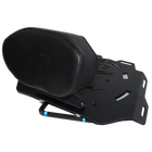 MotoCare CNC carrier plate with backrest Himalayan 450 pillion support