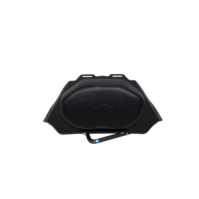 MotoCare CNC Carrier Plate with Backrest - Himalayan 450