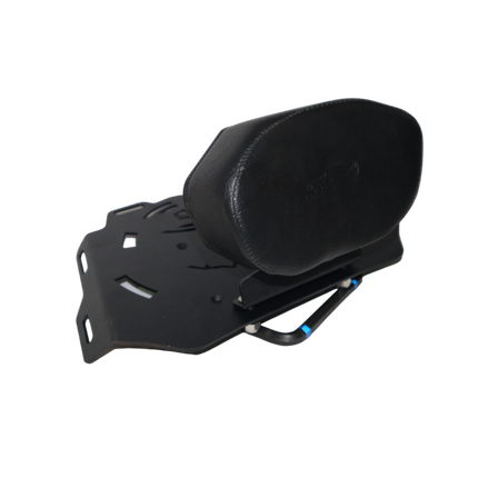 MotoCare CNC Carrier Plate with Backrest - Himalayan 450