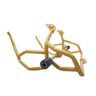MotoCare crash guard dual sliders gold Himalayan 450 engine protection