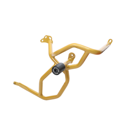MotoCare Crash Guard with Dual Sliders (Gold) - Himalayan 450