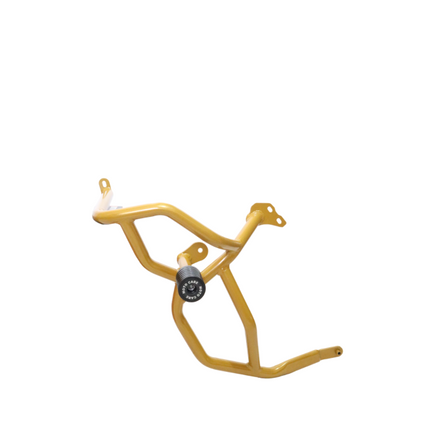 MotoCare Crash Guard with Dual Sliders (Gold) - Himalayan 450