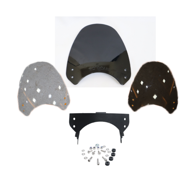 Aerodynamic bike visor accessory for Royal Enfield Guerrilla 450