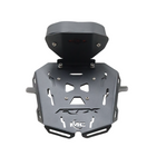 MotoCare pipe carrier with backrest for TVS Apache RTX 300 luggage rack