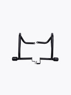 LCB Defender Crash Guard Black for Hero XPulse 200 4V Pro – matte black mild steel engine and frame protector.