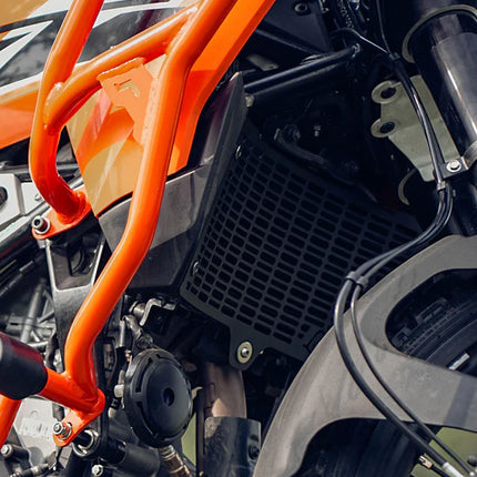 Legundary KTM Adventure 390 2025 Model Vector Radiator Grill – Black.