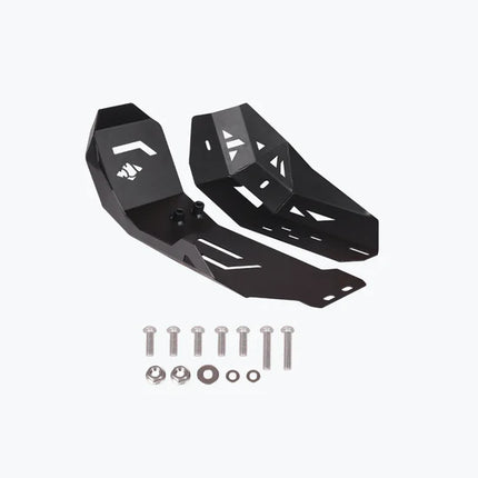 LCB Vambrace Bash Plate for Royal Enfield Himalayan 450 – Heavy-Duty Mild Steel Underbody Protection | Legundary Custom Builds