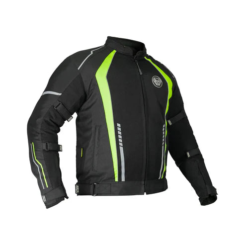 Moto Torque Blade Pro Riding Jacket Cyber Neon Green CE Level 2 motorcycle jacket