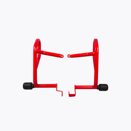 LCB Defender Crash Guard Red for Hero XPulse 200 4V Pro – red mild steel frame and engine protector.