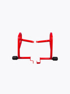 LCB Defender Crash Guard Red for Hero XPulse 200 4V Pro – red mild steel frame and engine protector.