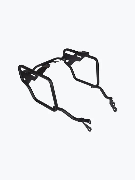 LCB Casus Saddle Stay for KTM Adventure 390 – black mild steel touring luggage support frame.