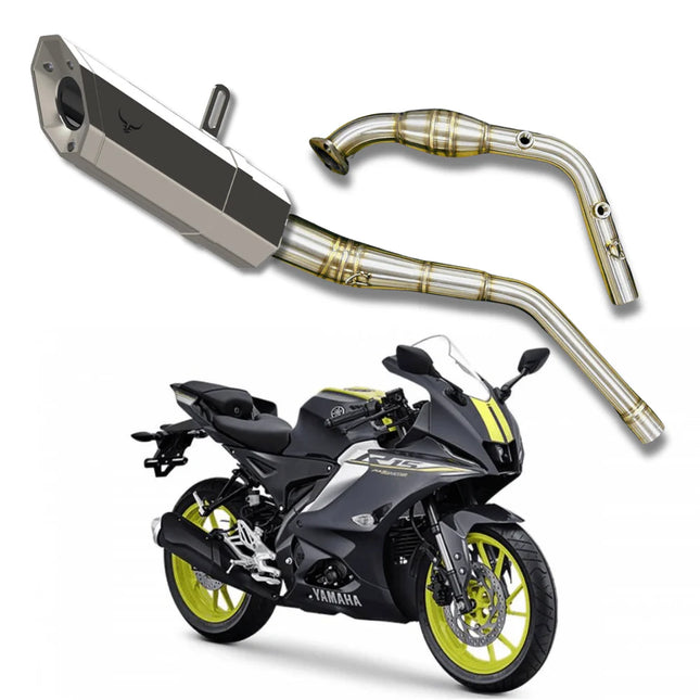 Yamaha R15 V3 performance exhaust Rogue system
