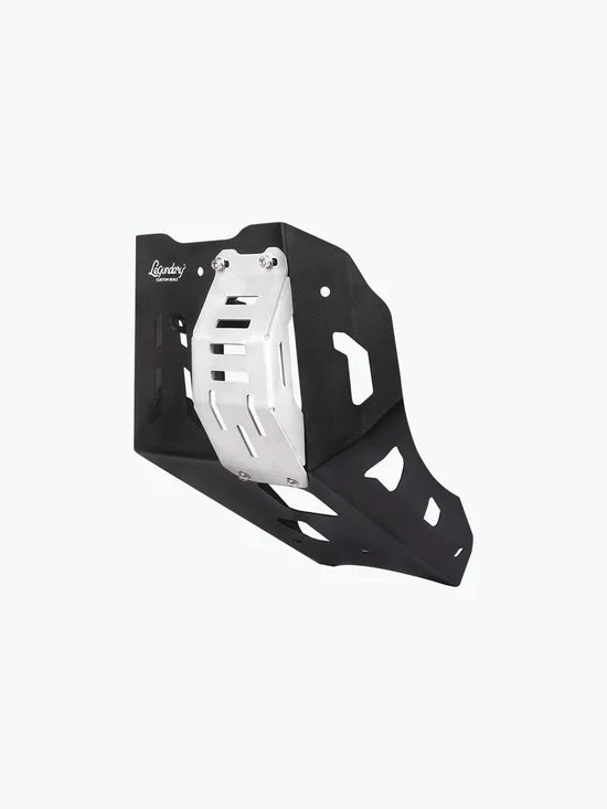 LCB Crater Bash Plate for KTM Adventure 390 – Aluminum & Mild Steel Engine Guard