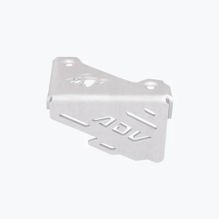 LCB Tricorn Front Oil Cap for KTM Adventure 390 – stainless steel front oil reservoir protection cover.