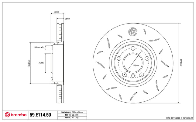 Brembo Sport Brake Discs for BMW X3(F25) (2010 onwards)