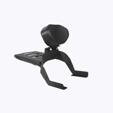 Legundary Interceptor 650 Backrest With Carrier – Mild Steel, Black.