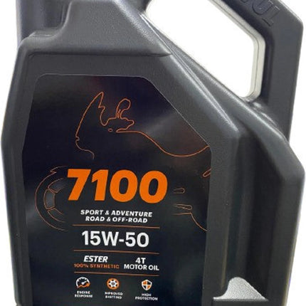 Motul 7100 15W-50 for Royal Enfield 650 / KTM / Dominar Motorcycle (2.5L)