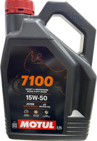 Motul 7100 15W-50 for Royal Enfield 650 / KTM / Dominar Motorcycle (2.5L)