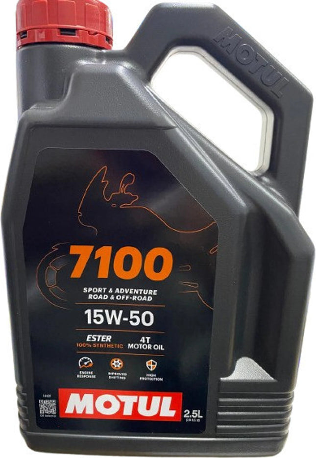 Motul 7100 15W-50 for Royal Enfield 650 / KTM / Dominar Motorcycle (2.5L)