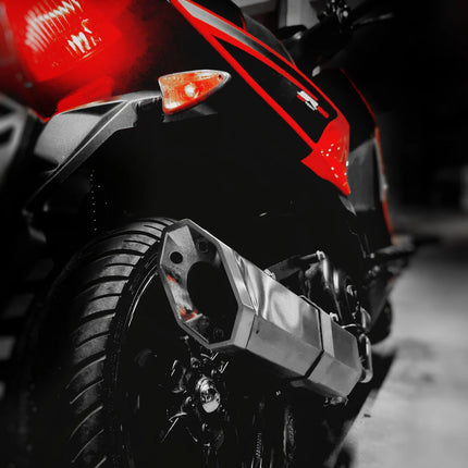 Rogue barrel exhaust for Aprilia SR 160 and SXR 160