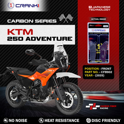 CRANK1 Carbon Brake Pads for KTM 250 Adventure