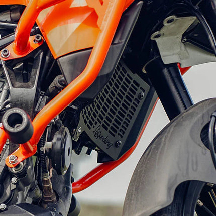 Legundary KTM Adventure 390 2025 Model Vector Radiator Grill – Black.