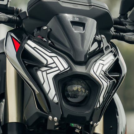Legundary Bajaj Pulsar NS400Z Venator Headlight Grill – Mild Steel, Black Powder Coated.