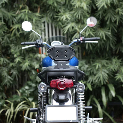 Universal Motorcycle Backrest for Himalayan 450, H’ness CB350, V-Strom SX & More | Legundary Custom Builds