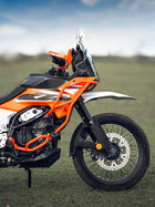 Legundary KTM Adventure 390 2025 Model Raptor Crash Guard – Orange.