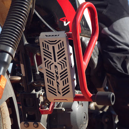 LCB Vector Radiator Grill for Hero XPulse 200 4V Pro – Premium Silver Aluminum Radiator Guard