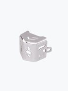 LCB Casque Rear Brake Fluid Guard for Royal Enfield Himalayan 450 – Silver Aluminum Protection by Legundary