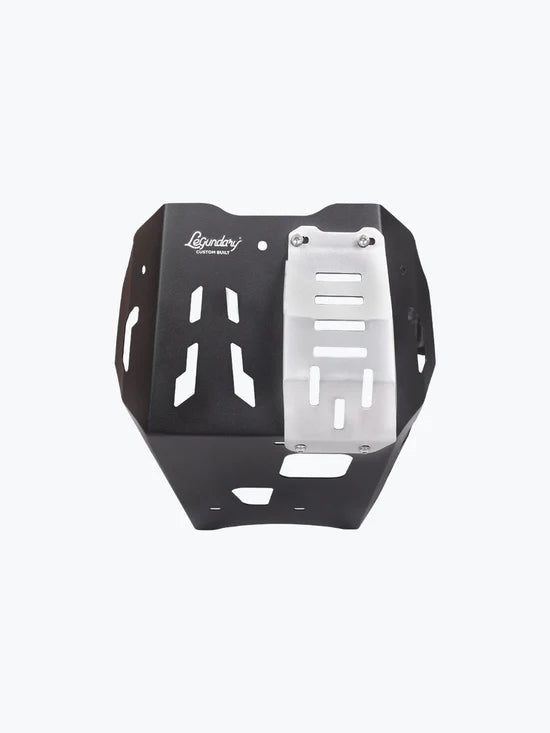 LCB Crater Bash Plate for KTM Adventure 390 – aluminum and mild steel underbody engine protection guard.