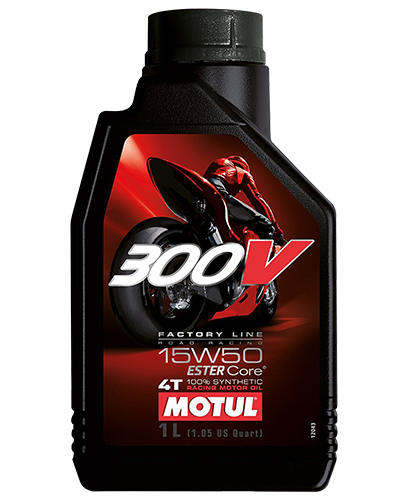 Motul 300V 4T 15W-50 Factory Line Fully Synthetic Racing Engine Oil 1L