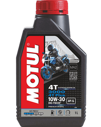 Motul 3000 4T Plus 10W-30 Mineral Commuter Engine Oil 1L
